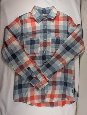 The North Face Men's Plaid Button-Down Shirt in Blue, Red‎ & White